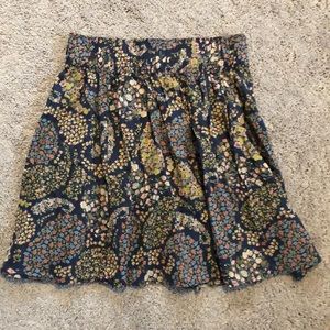 H&M Floral Mini Skirt Size S